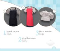 Mandiles y Gorros para chef
